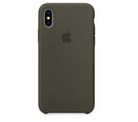 Apple Silicone Case iPhone X MR522ZM/A (ciemna oliwka)