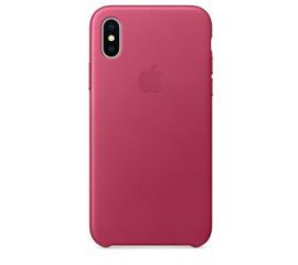 Apple Leather Case iPhone X MQTJ2ZM/A (amarantowy)