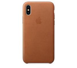 Apple Leather Case iPhone X MQTA2ZM/A (naturalny brąz)