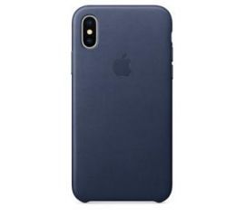 Apple Leather Case iPhone X MQTC2ZM/A (nocny błękit) w RTV EURO AGD