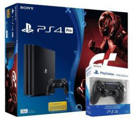 Sony PlayStation 4 Pro + gra + 2 pady