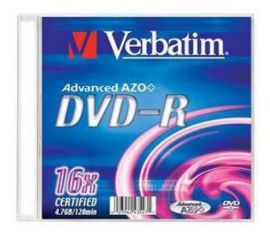 Verbatim DVD-R Advanced AZO Slim Case 1 szt