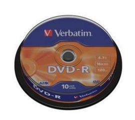 Verbatim DVD-R Matt Silver Cake Box 10 szt w RTV EURO AGD