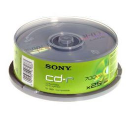 Sony CD-R 48xSpeed (Cake 25 szt.) w RTV EURO AGD