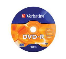 Verbatim DVD-R Matt Silver Folia 10 szt