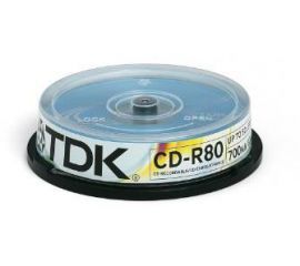 TDK CD-R 52xSpeed (Cake 10 szt.) w RTV EURO AGD