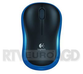 Logitech M185 (czarno-niebieski)