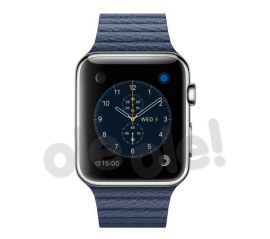 Apple Watch 42mm M (pikowana skóra, nocny błękit) w OleOle!