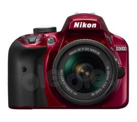 Nikon D3400 + AF-P 18-55 VR (czerwony) - prze!POWERBANK za 1 zł!