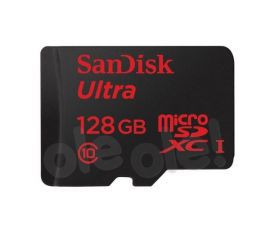 SanDisk Ultra 128GB microSDXC I + adapter SD w OleOle!
