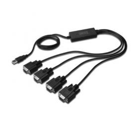 Digitus Kabel adapter USB 2.0 do 4xRS232 (COM) (Chipset: FTDI / FT2232H) w Alsen