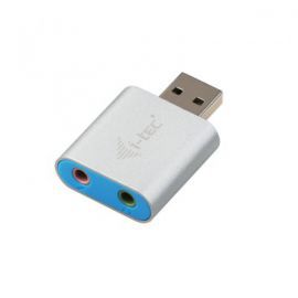 i-tec USB 2.0 Metal Mini Audio Adapter w Alsen