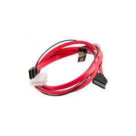 4world Kabel zasilający HDD |Slimline SATA-SATA | LP4 adapter | 90cm czerwony w Alsen