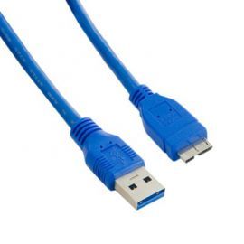 4world Kabel USB 3.0 AM- Micro BM 2.0m|niebieski w Alsen