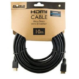 4world 4W Kabel HDMI High Speed z Ethernetem  (v1.4), 10m w Alsen