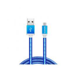 Adata Kabel USB-microUSB 1m Blue alu-knit w Alsen