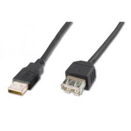 ASSMANN Kabel przedłużający USB 2.0 HighSpeed Typ USB A/USB A M/Ż czarny 1,8M w Alsen