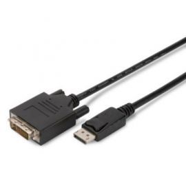 ASSMANN Kabel adapter Displayport 1.1a z zatrzaskiem Typ DP/DVI-D (24+1) M/M czarny 2m w Alsen