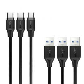 AUKEY CB-CMD3 zestaw 3 szt. szybkich kabli Quick Charge USB C-USB 3.0 | 3 x 1m w Alsen