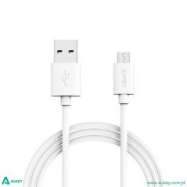 AUKEY CB-D9 White szybki kabel Quick Charge micro USB-USB | 2m | 5A | 480 Mbps w Alsen