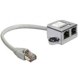 Delock Adapter Rozdzielacz LAN 1xRJ45/2xRJ45 Ethernet w Alsen
