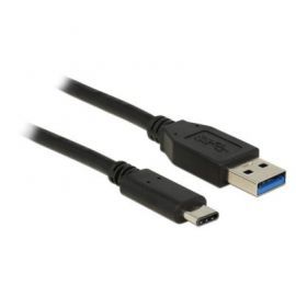 Delock Kabel USB Type-C(M)-USB 3.1 (AM) 1m black w Alsen