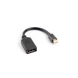 LANBERG Adapter mini Displayport (M) -> DisplayPort (F) na kablu 10cm    czarny w Alsen