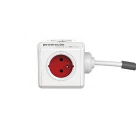 Allocacoc PowerCube USB Extended 1,5m 2402 Red w Alsen
