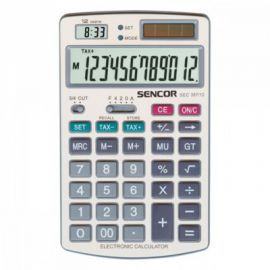 Sencor Kalkulator biurkowy SEC 387/12,12 cyfrowy wys, podwojne zasilanie             funkcja obliczen podatkowych TAX w Alsen