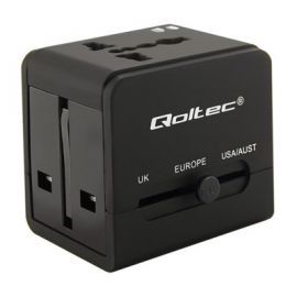 Qoltec Uniwersalny adapter podróżny 10.5W | 5V | 2.1A | 2xUSB w Alsen
