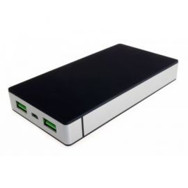 SUNEN PowerNeed - Power Bank 10000mAh, USB 5V, 1 A i 5V, 2.4A, czarno-srebrny w Alsen