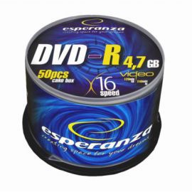 Esperanza DVD-R 4,7GB x16 - Cake Box 50 w Alsen