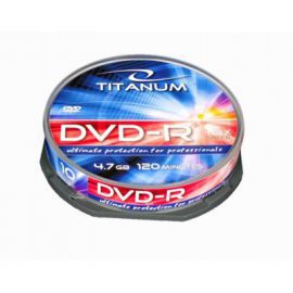 Titanum DVD-R 4,7 GB x16 - Cake Box 10 w Alsen