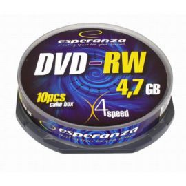 Esperanza DVD-RW 4,7GB x4 - Cake Box 10 w Alsen