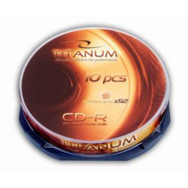 Titanum CD-R 700MB x56 - Cake Box 10 w Alsen
