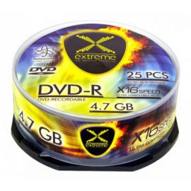 Esperanza DVD-R EXTREME 4,7 GB x16 CAKE BOX 25 w Alsen