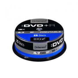Intenso DVD-R 16x 4,7GB Printable (25 Cake) w Alsen