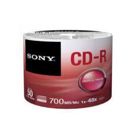 Sony CD-R 48x 700MB 50 Spindle w Alsen