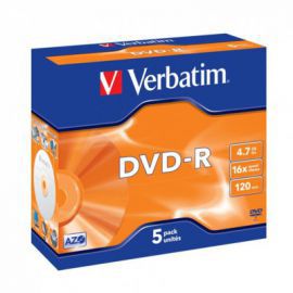 Verbatim DVD-R 16x JC 5P                    43519 w Alsen