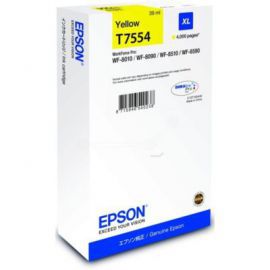 Epson Ink cartridge T7554 Yellow DURABrite Pro, Size XL WF-8010/8090/8510/8590 w Alsen