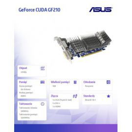 Asus GeForce GF 210 1GB DDR3 PCI-E 64BIT D-SUB/DVI/HDMI LP BOX w Alsen