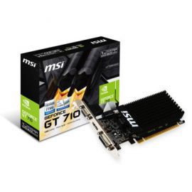 MSI GeForce CUDA GT710 1GB DDR3 64BIT DVI/D-SUB/HDMI w Alsen