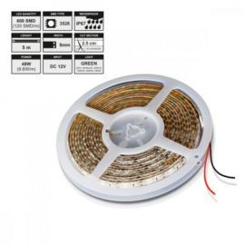 Whitenergy Taśma LED 5m 8mm 9.6W/m 12V IP67 120szt/m zielony / bez konektora w Alsen