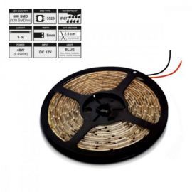 Whitenergy Taśma LED|5m|120szt/m|SMD3528|9.6W/m|12V|IP67|8mm|niebieska|bez konektora w Alsen