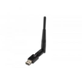Digitus Mini karta sieciowa WiFi 300N USB 2.0, odkręcana antena 3dBi     2T/2R WPS Realtek w Alsen