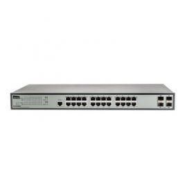 NETIS Switch Rack 19'' 24-port 1GB + 4-port 1GB/SFP w Alsen