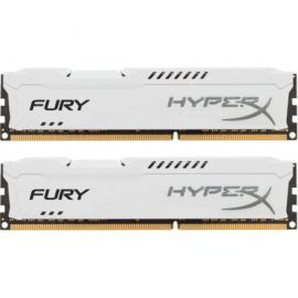 HyperX DDR3 Fury  8GB/ 1600 (2*4GB) CL10 WHITE w Alsen