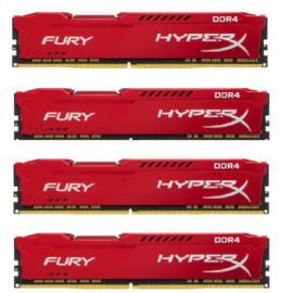 HyperX DDR4  Fury Red 32GB/2400 (4*8GB) CL15 w Alsen