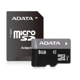 Adata microSD Premier 8GB UHS-1/class10 + adapter w Alsen