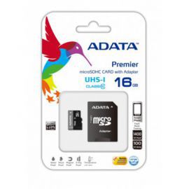 Adata microSD Premier 16GB UHS-1/class10 + adapter w Alsen